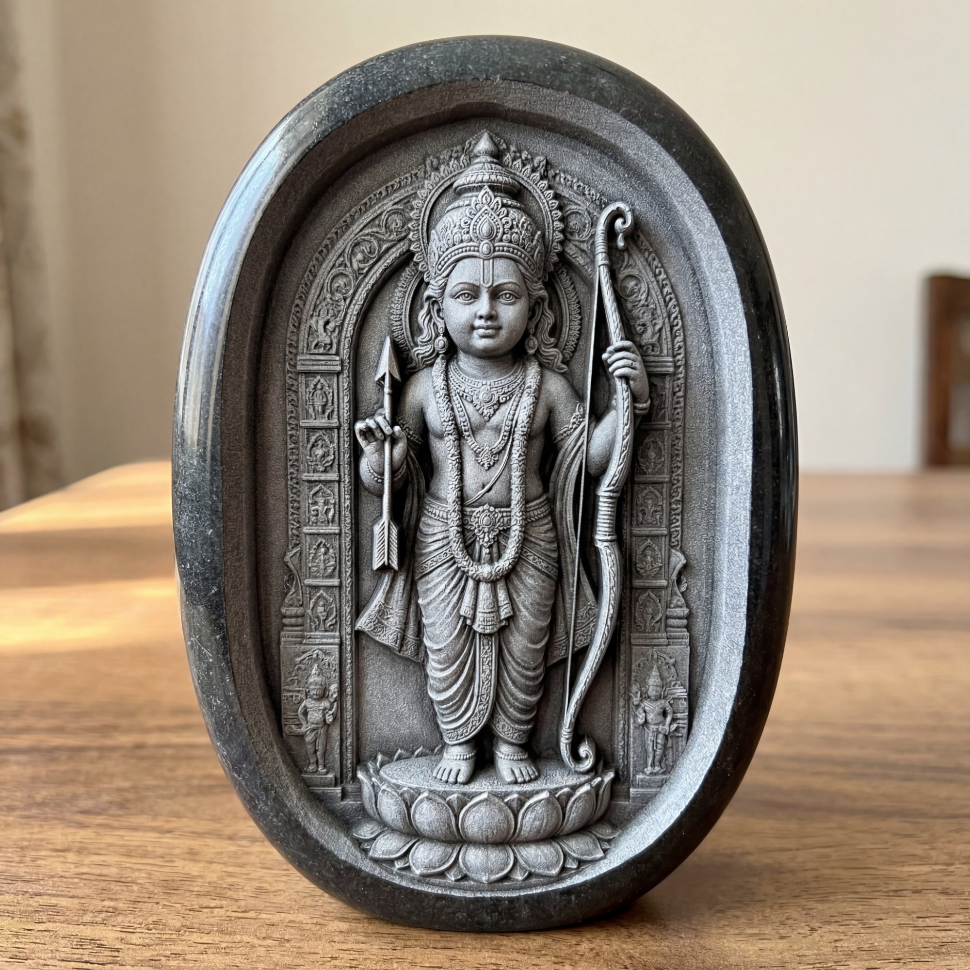 Ram Lalla stone engraving